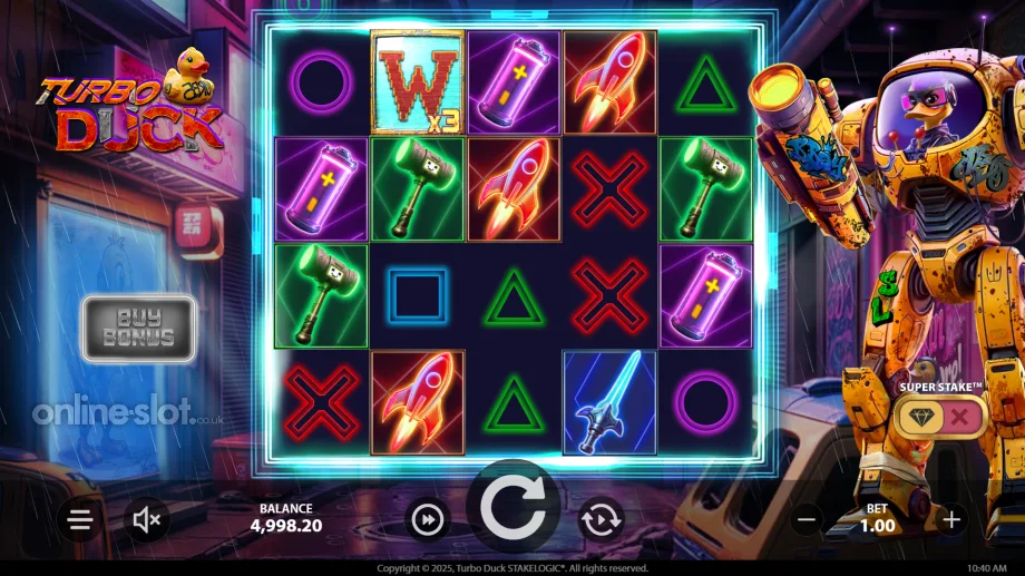 turbo duck slot base game