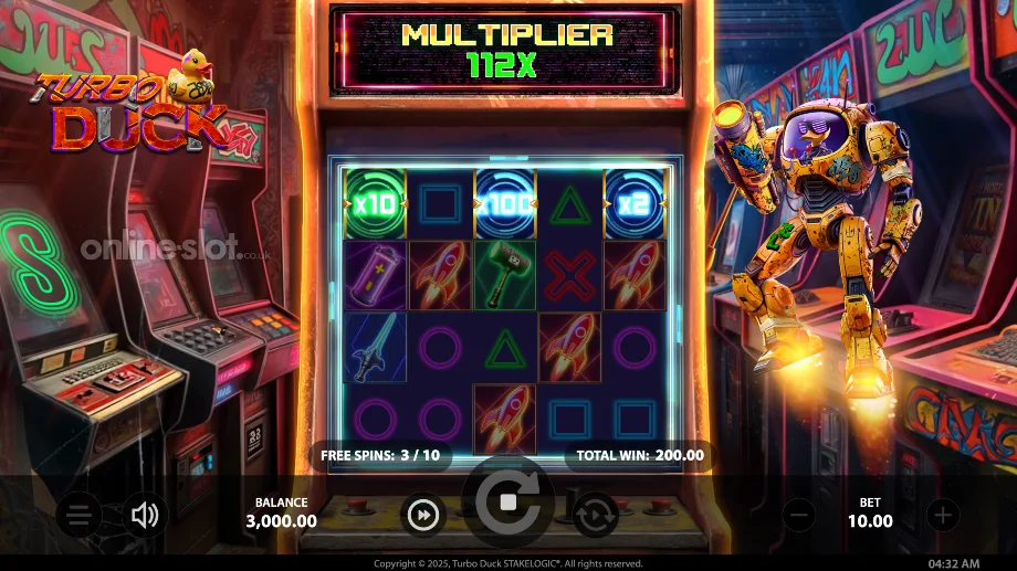 turbo duck slot free spins