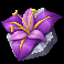 wild swarm triple hive purple flower symbol