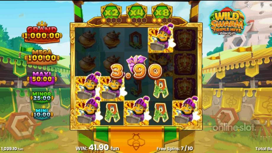 wild swarm triple hive slot free spins