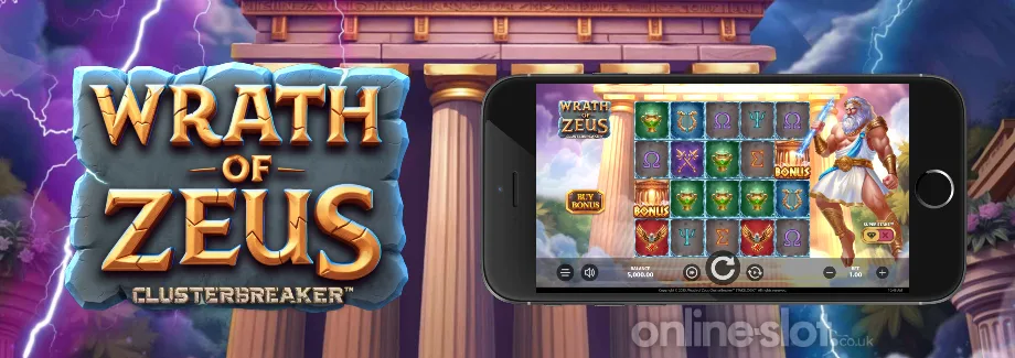 wrath of zeus clusterbreaker mobile slot