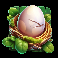 10 cash bisons egg in nest symbol