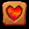 10 cash bisons heart symbol