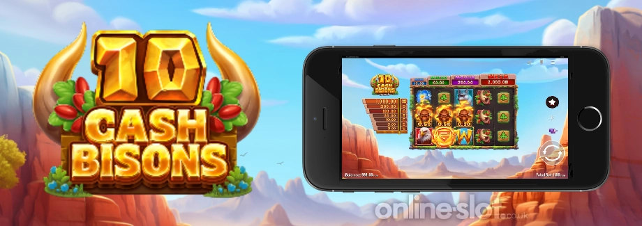 10 cash bisons mobile slot