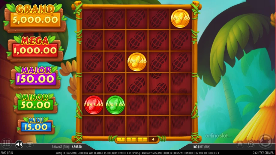 3 cheeky chimps slot respin