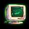 bacon bankroll computer monitor symbol