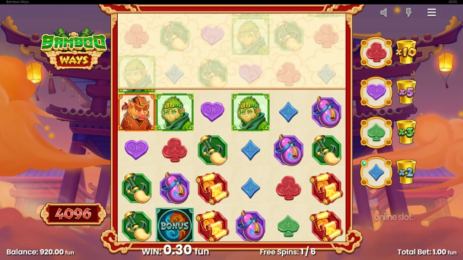 bamboo ways slot free spins