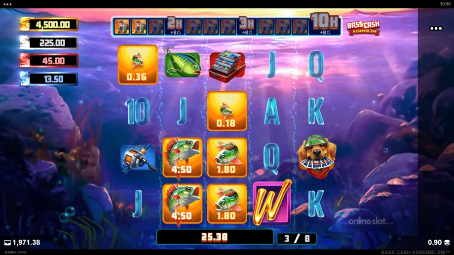 bass cash assemblem slot free spins