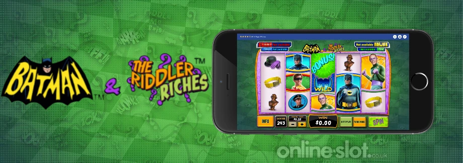 batman and the riddler riches mobile slot