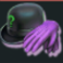batman and the riddler riches slot hat and gloves symbol