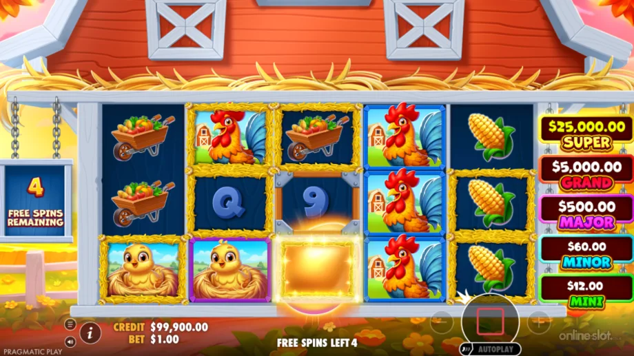 bigger barn house bonanza slot free spins