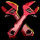 bubblegum and robo pair of wrenches symbol