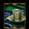 cash lamps green cup symbol