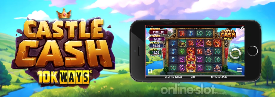 castle cash 10k ways mobile slot