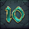 castle cash 10k ways number ten symbol