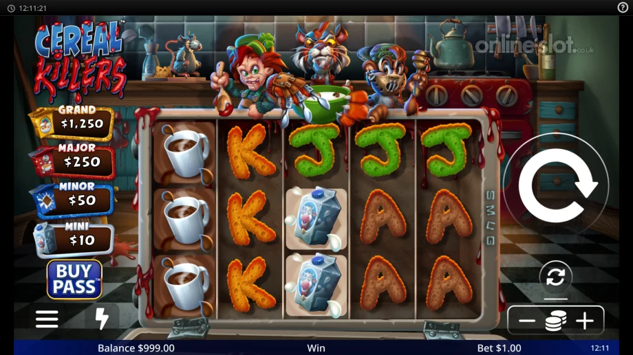 cereal killers slot base game