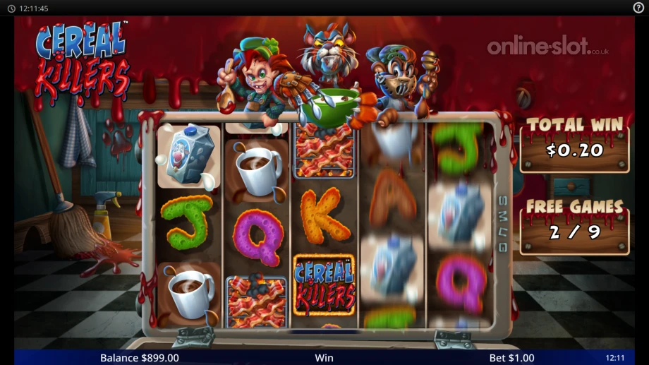 cereal killers slot free spins
