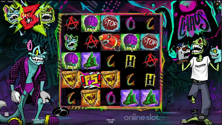 chaos crew 3 slot base game