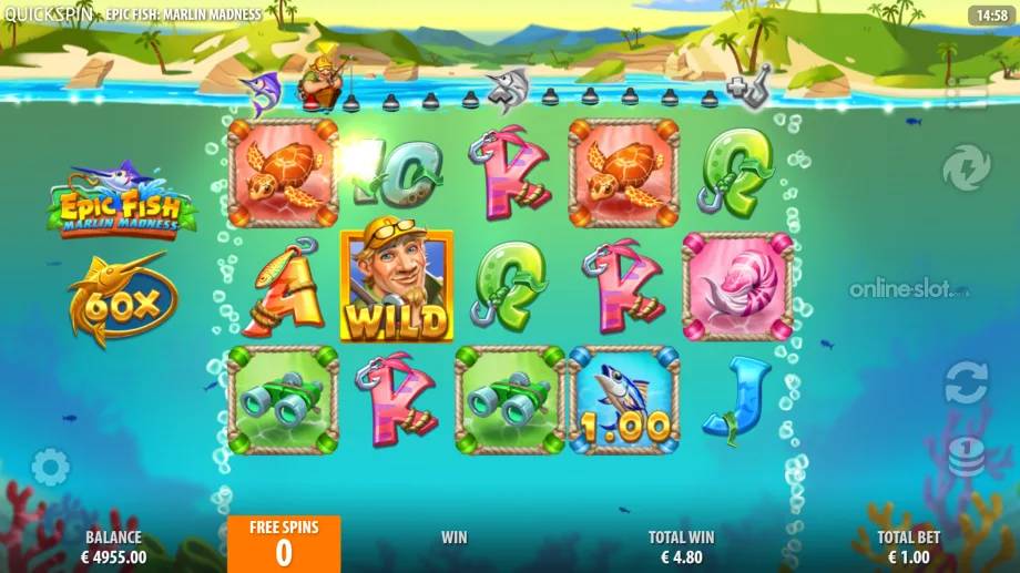 epic fish marlin madness slot free spins