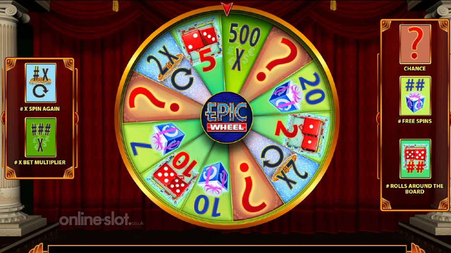 epic monopoly ii slot epic wheel