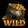 fileds of clover pot of gold wild symbol