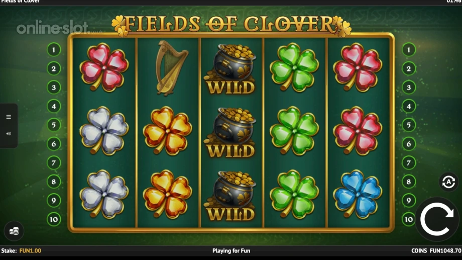 fileds of clover slot respins