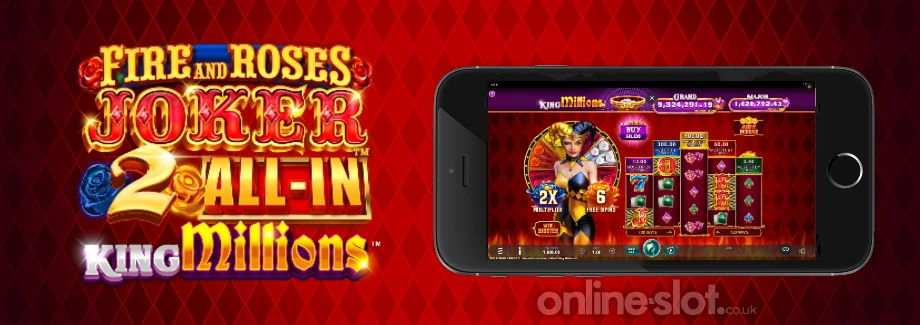 fire and roses joker 2 all in king millions mobile slot