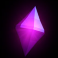 flux slot purple crystal symbol