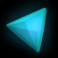 flux slot turquoise crystal symbol