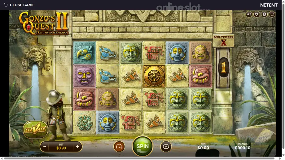 gonzos quest 2 return to el dorado slot base game