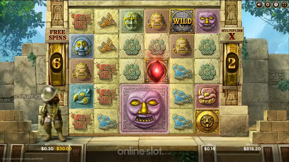 gonzos quest 2 return to el dorado slot free spins