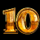 holy diver megaways number ten symbol