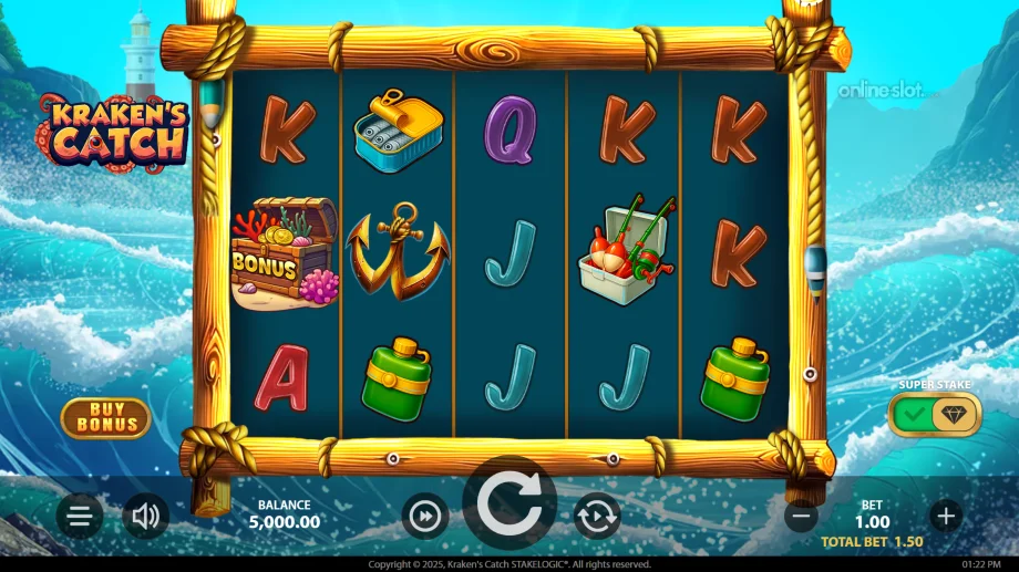 krakens catch slot base game