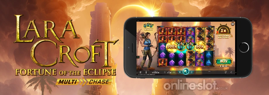 lara croft fortune of the eclipse multichase mobile slot