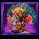 lara croft fortune of the eclipse multichase slot green mask symbol