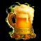 leprechauns loot cup of beer symbol