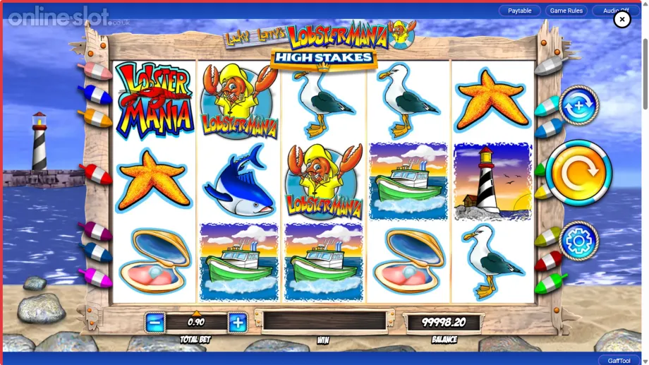 lucky larrys lobstermania high stakes slot base game