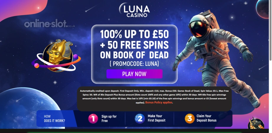 luna casino welcome offer