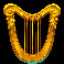 mermaids treasure trove harp symbol