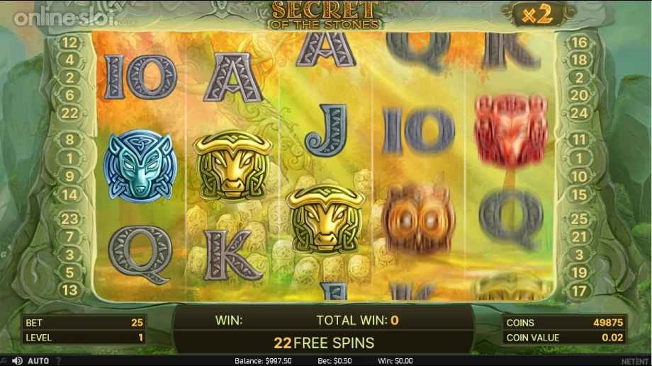 secret of the stones slot free spins