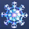snowflakes diamond like snowflake symbol