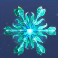 snowflakes fernlike green snowflake symbol