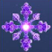 snowflakes fernlike purple snowflake symbol