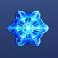 snowflakes sectored blue snowflake symbol