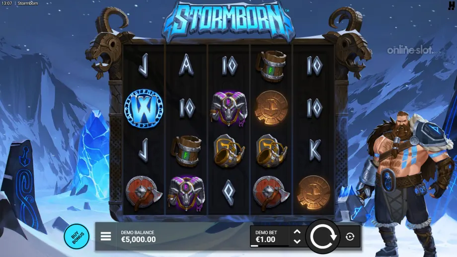stormborn slot base game