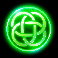 super wolf green orb symbol