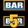 triple cash wheel mixed bars symbol