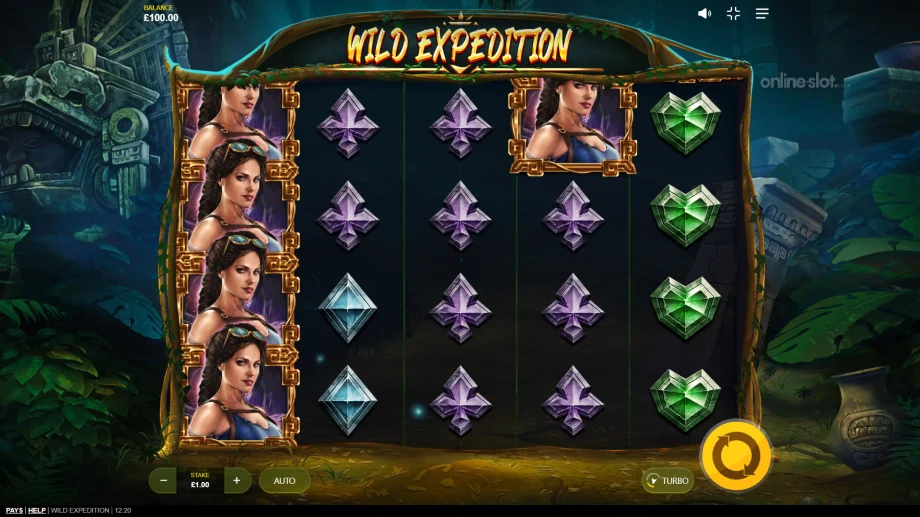 wild expedition slot base game