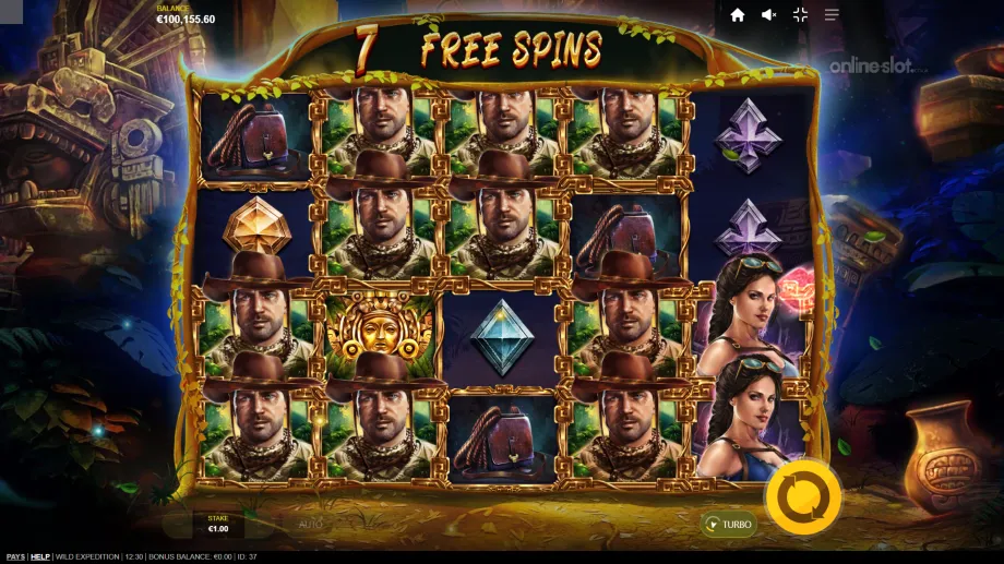 wild expedition slot free spins
