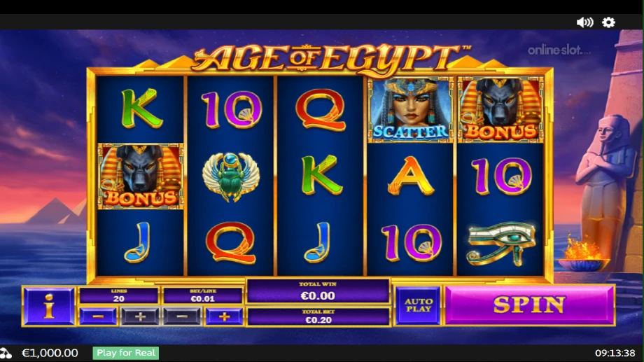 age of egypt slot base game